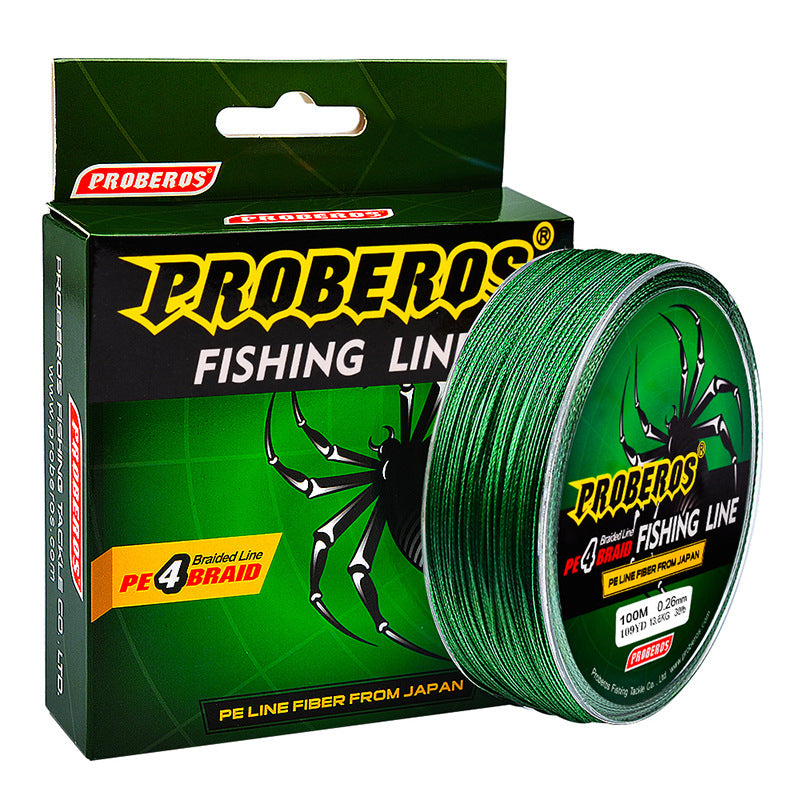 100M Fishing Line Red / Green / Grey /Yellow/Blue braided fishing line  available 6LB-100LB PE Line Green Package Fishing Line