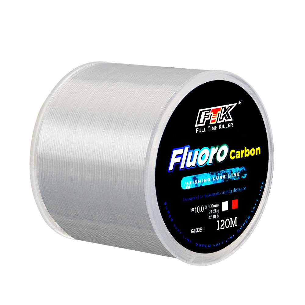 Fluorocarbon Coating Carbon Fiber Leader Line 130 Yards – Sparkley